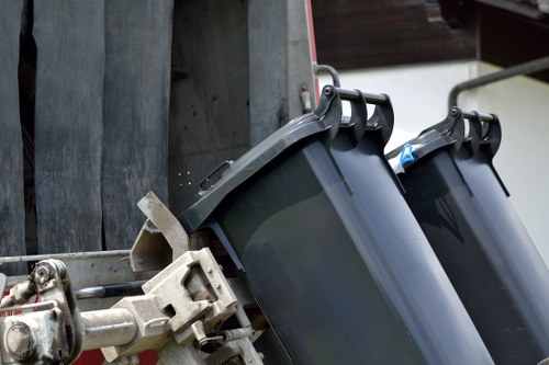 Skip hire service assisting with waste disposal