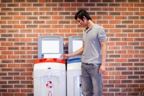 Various types of builders waste including concrete and timber